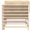 vidaXL Ecksofas mit Kissen 2 Stk. Massivholz Kiefer