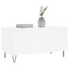 vidaXL Couchtisch Wei&szlig; 90x44,5x45 cm Holzwerkstoff