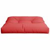 vidaXL Palettenkissen Rot 70x70x12 cm Stoff