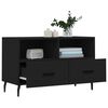 vidaXL TV-Schrank Schwarz 80x36x50 cm Holzwerkstoff