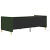 vidaXL Tagesbett mit Matratze USB Dunkelgr&uuml;n Stoff 90x200 cm