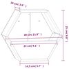 vidaXL Wand-Pflanzk&uuml;bel 2 Stk. Rostig Cortenstahl 30x10x25 cm