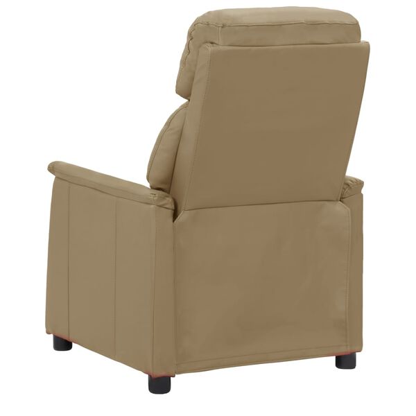 vidaXL Massagesessel Cappuccino-Braun Kunstleder