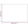 vidaXL Gewichtsdecke mit Bezug Grau 140x200 cm 10 kg Stoff