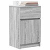 vidaXL Nachttisch Grau Sonoma 39x35x65 cm Holzwerkstoff