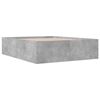 vidaXL Bettgestell Betongrau 160x200 cm Holzwerkstoff