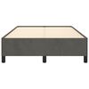 vidaXL Bettgestell ohne Matratze Dunkelgrau 120x190 cm Samt