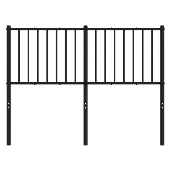 vidaXL Ersatz-Kopfteil Metall Schwarz 120 cm