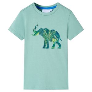 vidaXL Kinder-T-Shirt Gr&uuml;n 92