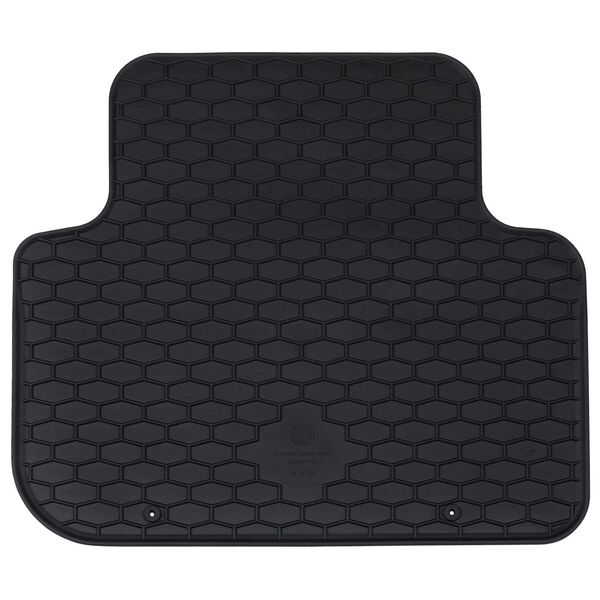 vidaXL Autofu&szlig;matte 4 pcs Schwarz Geeignet f&uuml;r Audi Q3 2019-2025 Gummi