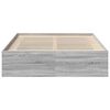 vidaXL Bettgestell Grau Sonoma 120x190 cm