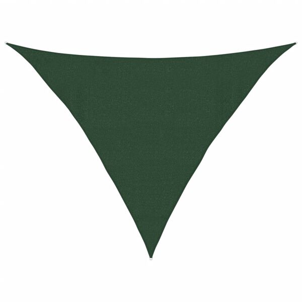 vidaXL Sonnensegel 160 g/m&sup2; Dunkelgr&uuml;n 4x4x5,8 m HDPE