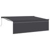 vidaXL Einziehbare Markise Anthrazit 450 x 300 cm