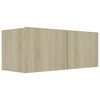 vidaXL 8-tlg. TV-Schrank-Set Sonoma-Eiche Holzwerkstoff