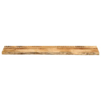 vidaXL Tischplatte 160x40x3,8 cm Baumkante Massivholz Raues Mangoholz