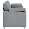 vidaXL Sofa 178cm Hellgrau Stoff