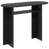 vidaXL Konsolentisch Schwarz 100 x 39,5 x 75 cm Holzwerkstoff
