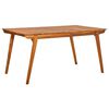 vidaXL Gartentisch 150x90x75 cm Akazie Massivholz