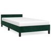 vidaXL Bettgestell ohne Matratze Dunkelgr&uuml;n 80x200 cm Samt