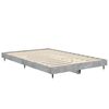 vidaXL Bettgestell Betongrau 120x190 cm Holzwerkstoff