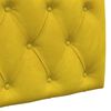 vidaXL H&auml;ngevorderseite Wandmontiert Gelb 110 x 55 x 7 cm Samt