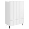 vidaXL Sideboard Wei&szlig; 66 x 34,5 x 97 cm Holzwerkstoff