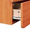 vidaXL Nachttisch 2 pcs Braun 39 x 34 x 33 cm Massivholz Kiefer