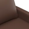 vidaXL 3-Sitzer-Sofa Braun 180 cm Kunstleder