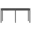 vidaXL Gartentisch Grau 159,5x82,5x76 cm Massivholz Kiefer