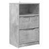 vidaXL Nachttisch Betongrau 40 x 30 x 467 cm Holzwerkstoff