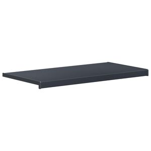 vidaXL Fensterbank Anthrazit mit Holzmaserung 100 x 40 x 4,5 cm PVC