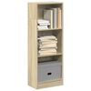 vidaXL B&uuml;cherregal Sonoma-Eiche 40x24x109 cm Holzwerkstoff