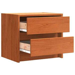 vidaXL Nachttische Wachsbraun 40 x 30.5 x 35.5 cm Kiefernholz