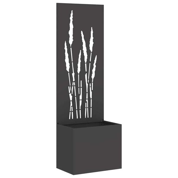 vidaXL Garten Sichtschutz-Leinwand Schwarz 50 x 140 cm