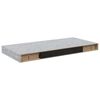 vidaXL Schweberegale 4 Stk. Betongrau 50x23,5x3,8 cm MDF
