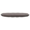 vidaXL R&uuml;ckenkissen Taupe 140 x 19 x 50 cm Stoff