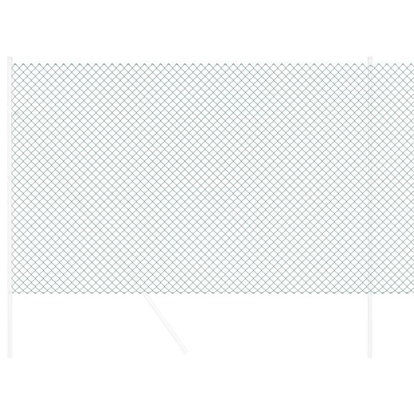 vidaXL Kettenzaun Gr&uuml;n 10 x 1,6 m Stahl