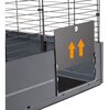 Ferplast Kaninchenk&auml;fig Multipla 107,5x72x50 cm Schwarz