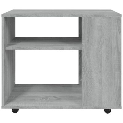 vidaXL Beistelltisch Grau Sonoma 70x35x55 cm Holzwerkstoff