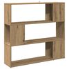 vidaXL B&uuml;cherregal/Raumteiler Artisan-Eiche 100x24x94 cm
