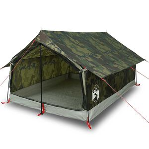 vidaXL Campingzelt 2 Personen Tarnmuster Wasserdicht