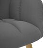vidaXL Relaxsessel Dunkelgrau Stoff