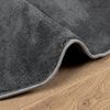 vidaXL Teppich OVIEDO Kurzflor Anthrazit &Oslash; 160 cm