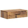 vidaXL Wandmontierter Beistelltisch Altholz 59 x 34,5 x 17 cm