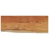 vidaXL Wandregal 50x20x2,5 cm Rechteckig Massivholz Akazie Baumkante