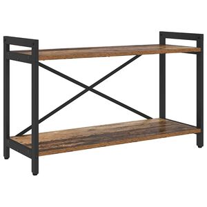 vidaXL B&uuml;cherregal 80 x 30 x 50 cm Holzwerkstoff Altholz