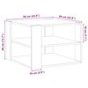 vidaXL Couchtisch Altholz-Optik 58x58x40 cm Holzwerkstoff