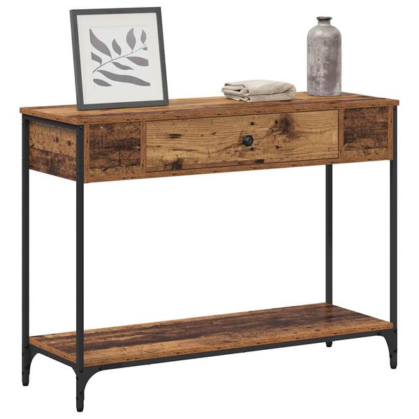 vidaXL Konsolentisch Altholz 100 x 34.5 x 75 cm Holzwerkstoff