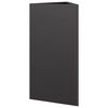 vidaXL Pflanzk&uuml;bel Schwarz Dreieckig 40x34,5x70 cm Stahl