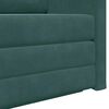 vidaXL Schlafsofa 110cm Dunkelgr&uuml;n Samt